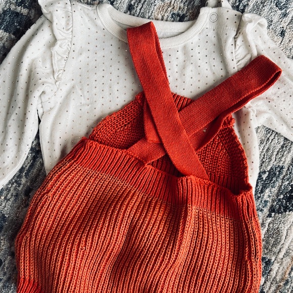 Bespoke 0-3 Fall Collection: Fair isle/romper/peplum jacket/owls/🦉 🦊🧡 - Picture 13 of 16